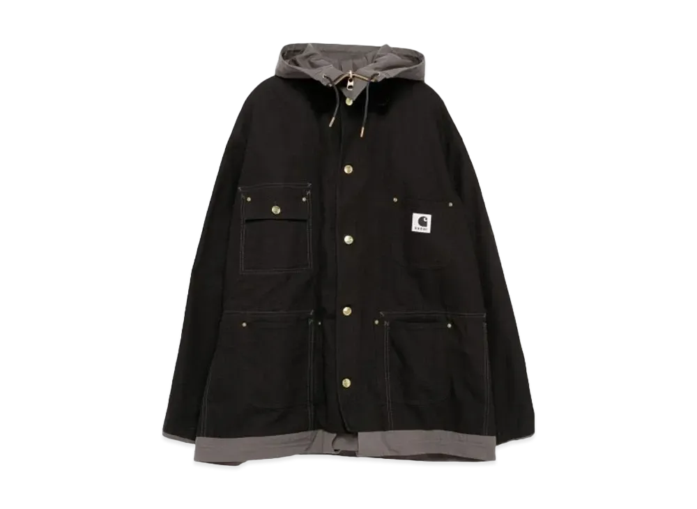 Carhartt WIP × sacai Reversible Duck Coat "Black"