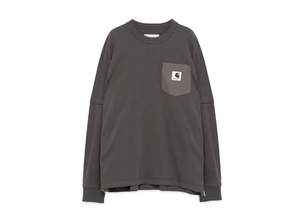 Carhartt WIP × sacai L/S T-Shirt "Gray"