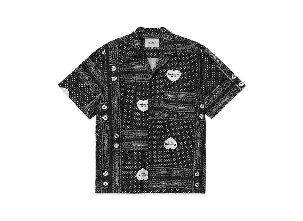 Carhartt S/S Heart Bandana Shirt "Black"