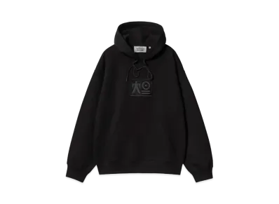 Carhartt WIP x TRESOR Basement Hooded Sweatshirt "Black/Grey"
