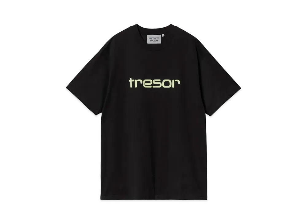 Carhartt WIP x TRESOR Techno Alliance S/S T-Shirt "Black/Glow Green"