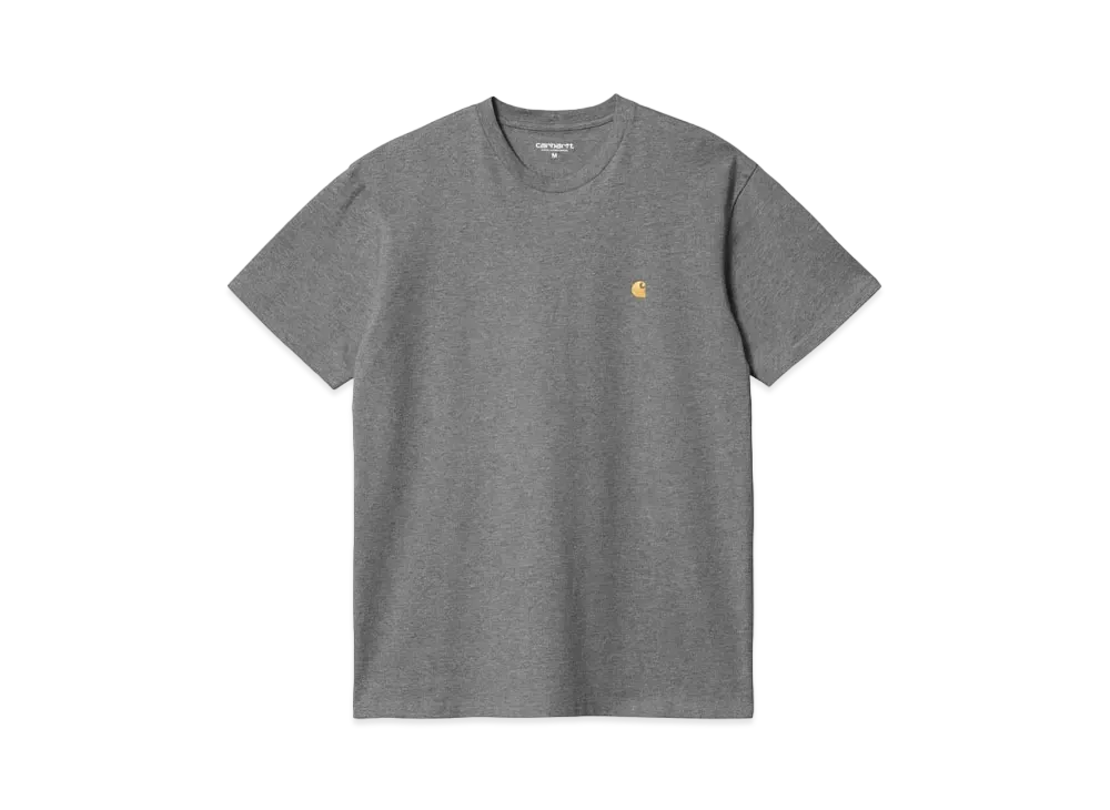 Carhartt S/S Chase T-Shirt "Dark Grey Heather/Gold"