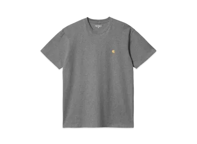 Carhartt S/S Chase T-Shirt "Dark Grey Heather/Gold"