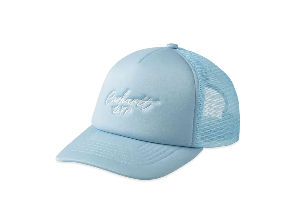 Carhartt Signature Trucker Cap "Misty Sky/White"