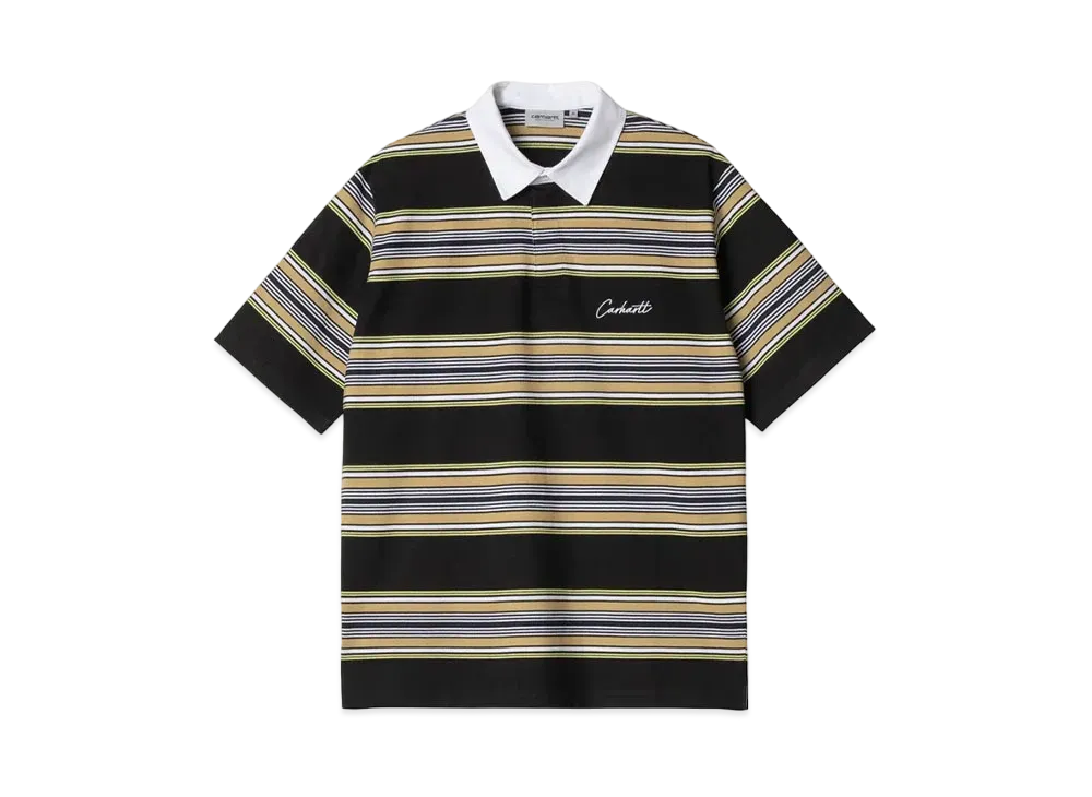 Carhartt S/S Gaines Rugby Shirt "Black"