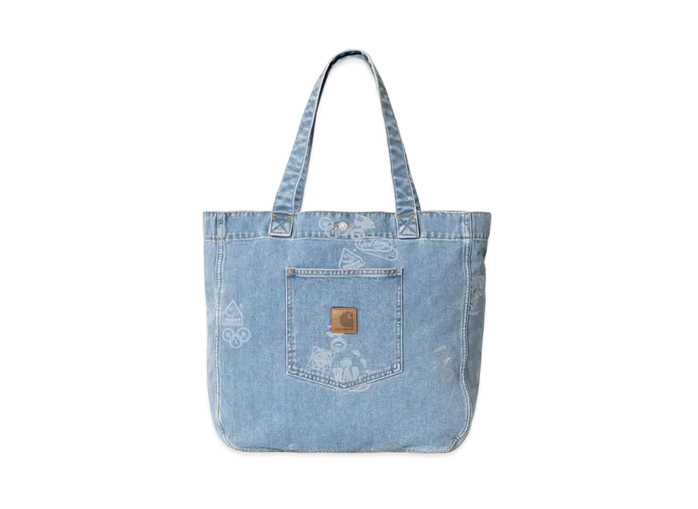 Carhartt Stamp Tote Bag "Blue"