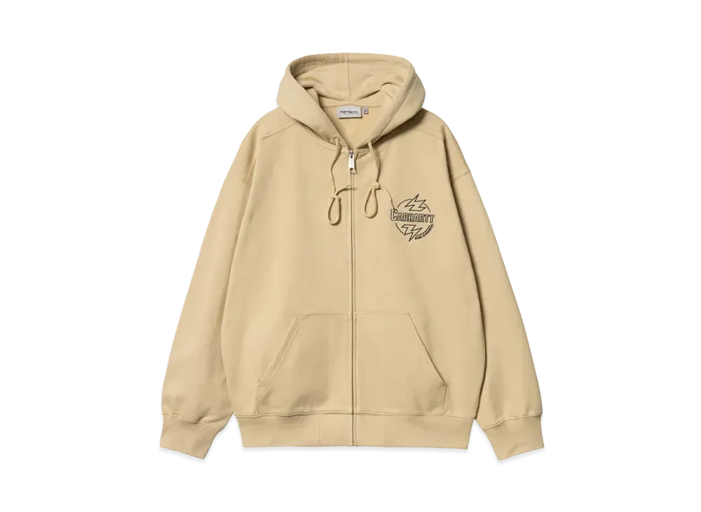 Carhartt Hooded Blaze Jacket "Cornsilk/Air Force Blue"