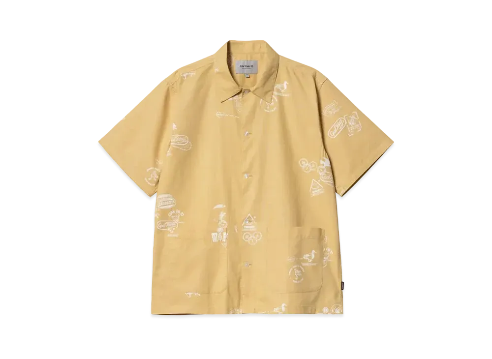 Carhartt S/S Stamp Shirt "Bourbon"