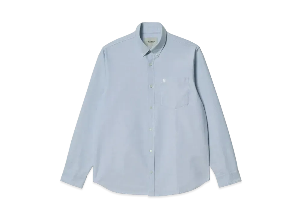 Carhartt L/S C-Logo Shirt "Bleach/White"