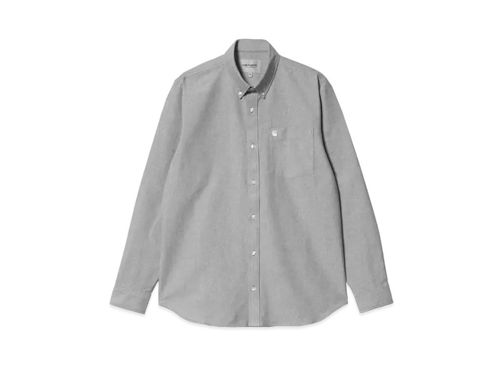 Carhartt L/S C-Logo Shirt "Black/White"