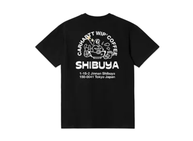 Carhartt Wip Shibuya Opening T-Shirt "Coffee Black"