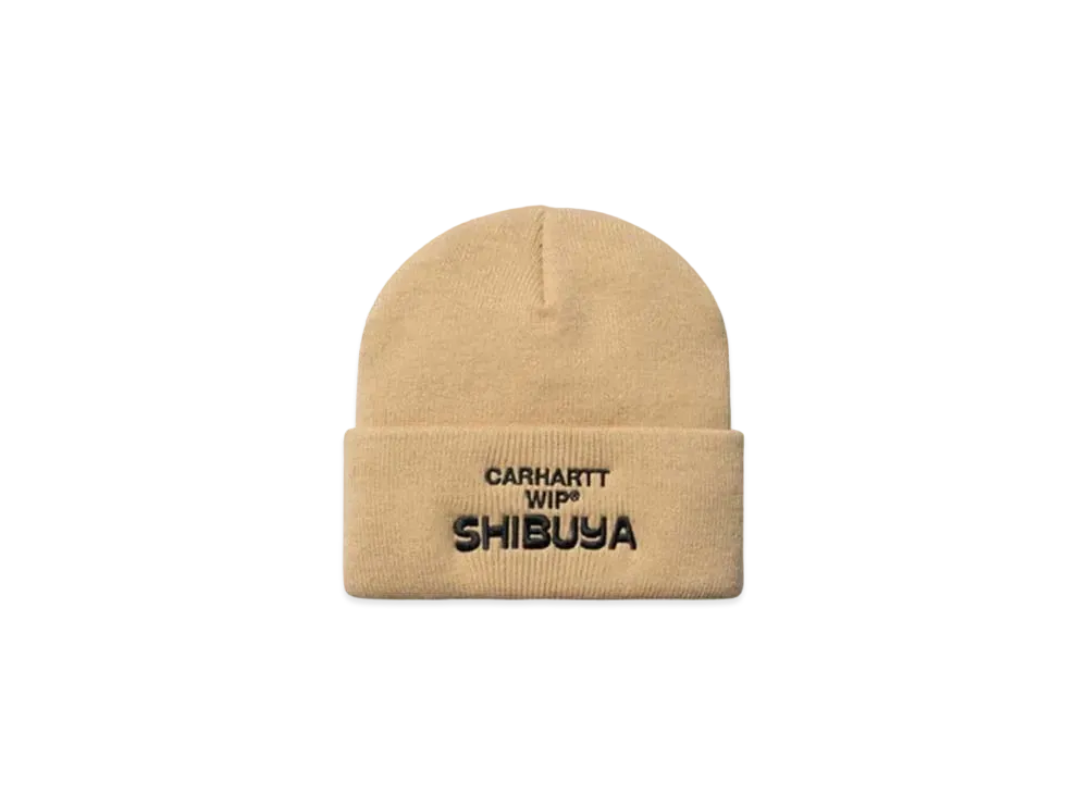 Carhartt Wip Shibuya Opening Short Watch Hat "Dusty H Brown"