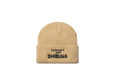 Carhartt Wip Shibuya Opening Short Watch Hat "Dusty H Brown"