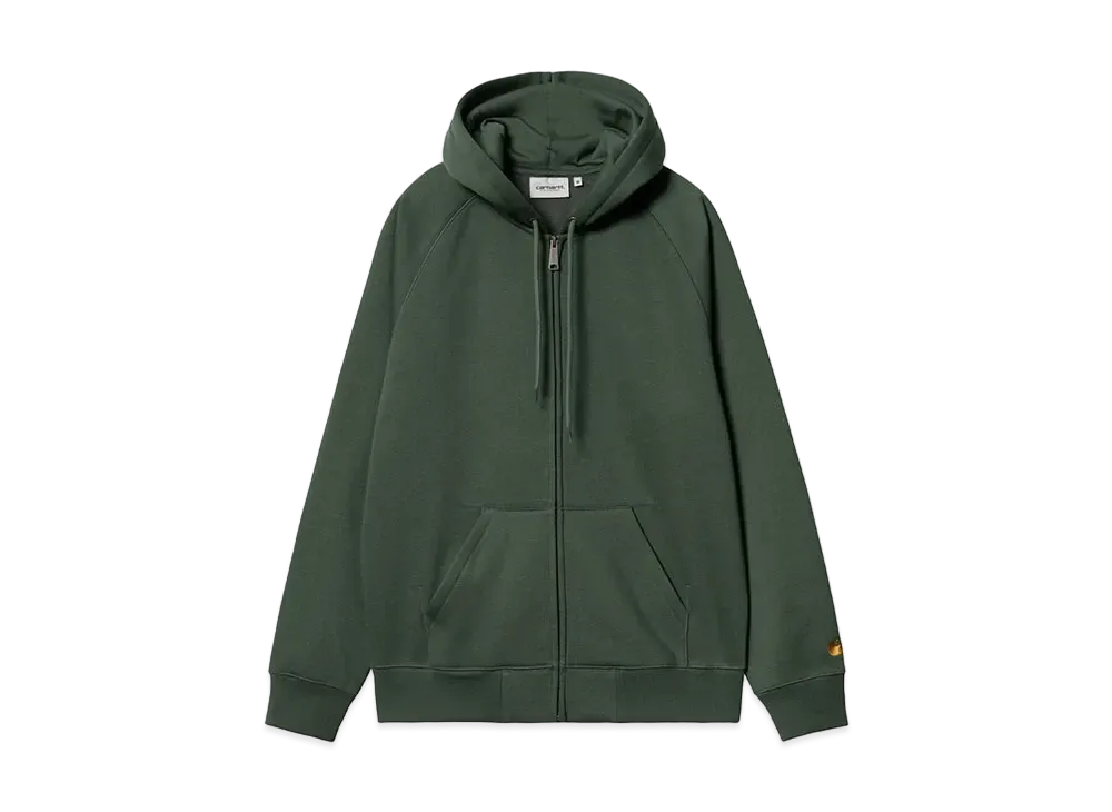 Carhartt WIP Hooded Chase Jacket "Sycamore Tree/Gold"