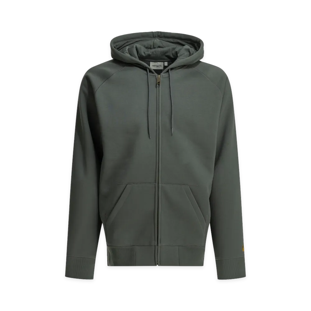 Carhartt WIP Hooded Chase Zip Sweatshirt "Gray"