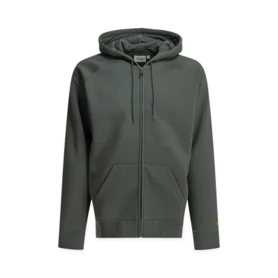Carhartt WIP Hooded Chase Zip Sweatshirt "Gray"