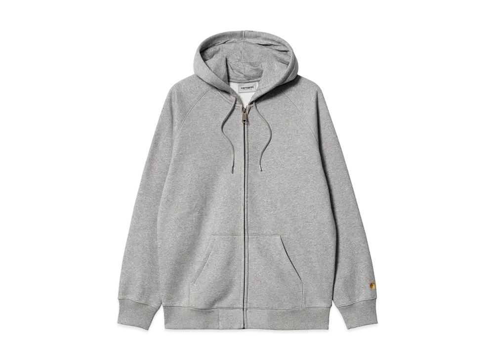 Carhartt WIP Hooded Chase Jacket "Grey Heather/Gold"