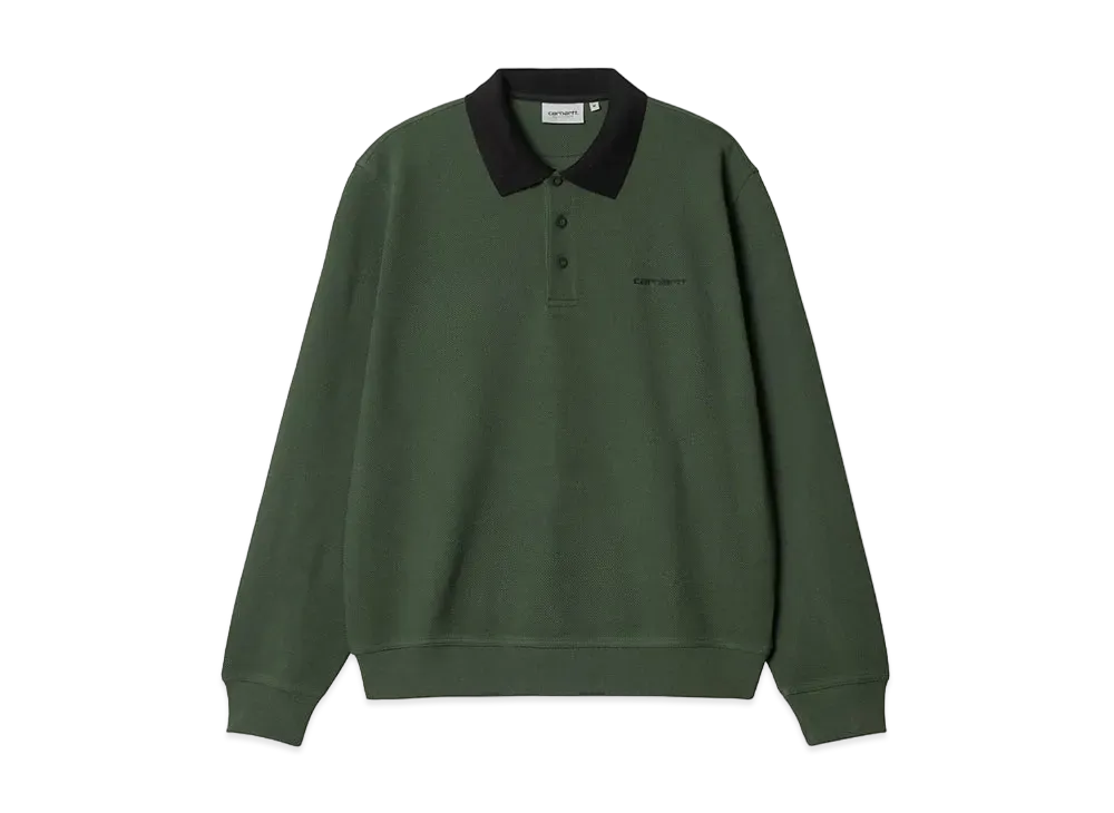 Carhartt WIP L/S Vance Rugby Shirt "Sycamore Tree/Black"