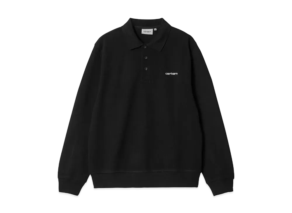 Carhartt WIP L/S Vance Rugby Shirt "Black/White"