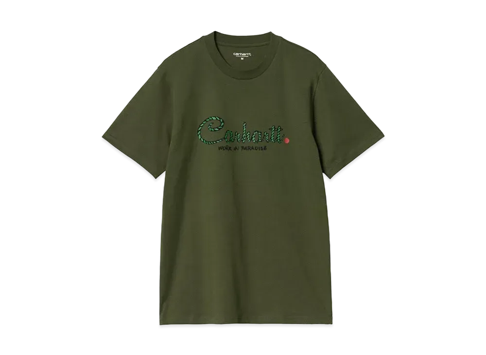 Carhartt WIP S/S Paradise Script T-Shirt "Tarragon"
