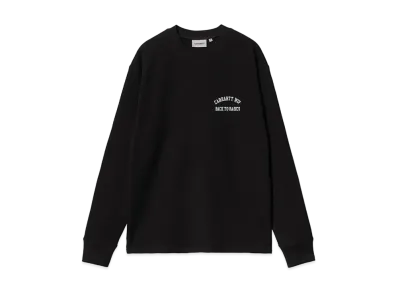 Carhartt WIP L/S Basics Script T-Shirt "Black/White"