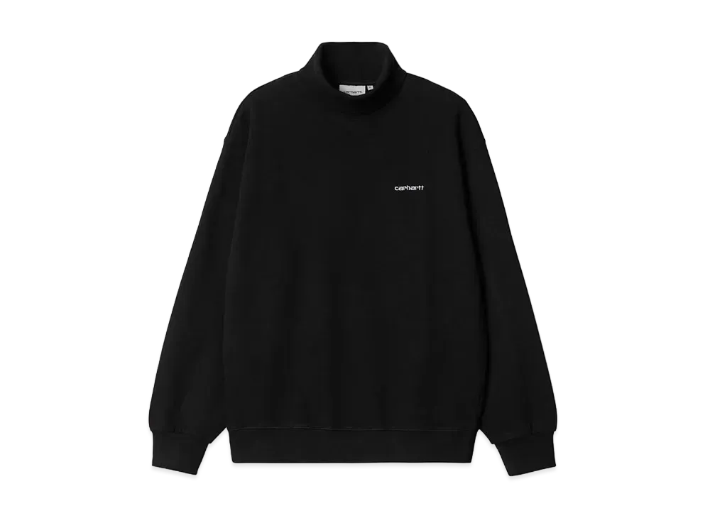 Carhartt WIP Script Mockneck Sweat "Black"
