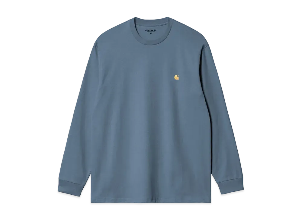 Carhartt WIP L/S Chase T-Shirt "Positano/Gold"