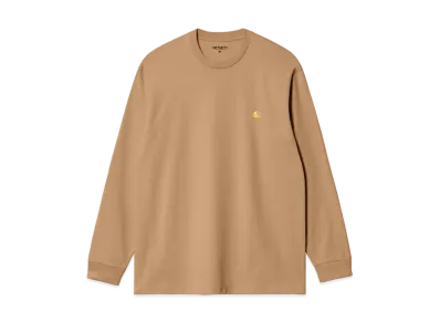 Carhartt WIP L/S Chase T-Shirt "Peanut/Gold"