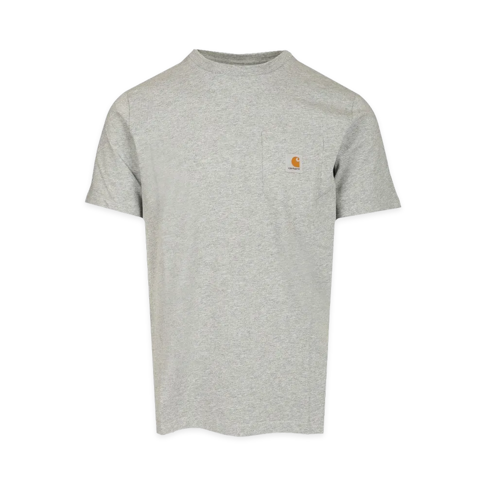 Carhartt WIP T-Shirt With Applied Pocket "Gray"