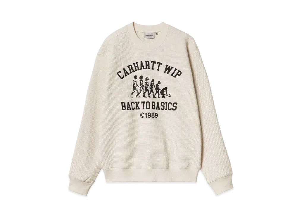 Carhartt WIP Main Basics Sweat "Natural/Black"