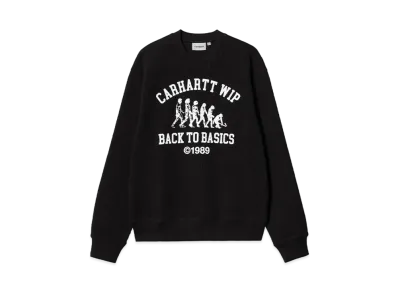 Carhartt WIP Main Basics Sweat "Black/White"