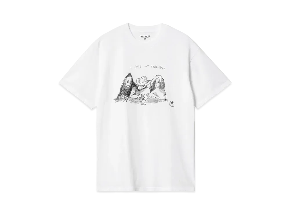 Carhartt WIP S/S Pepe Friends T-Shirt "White/Black"