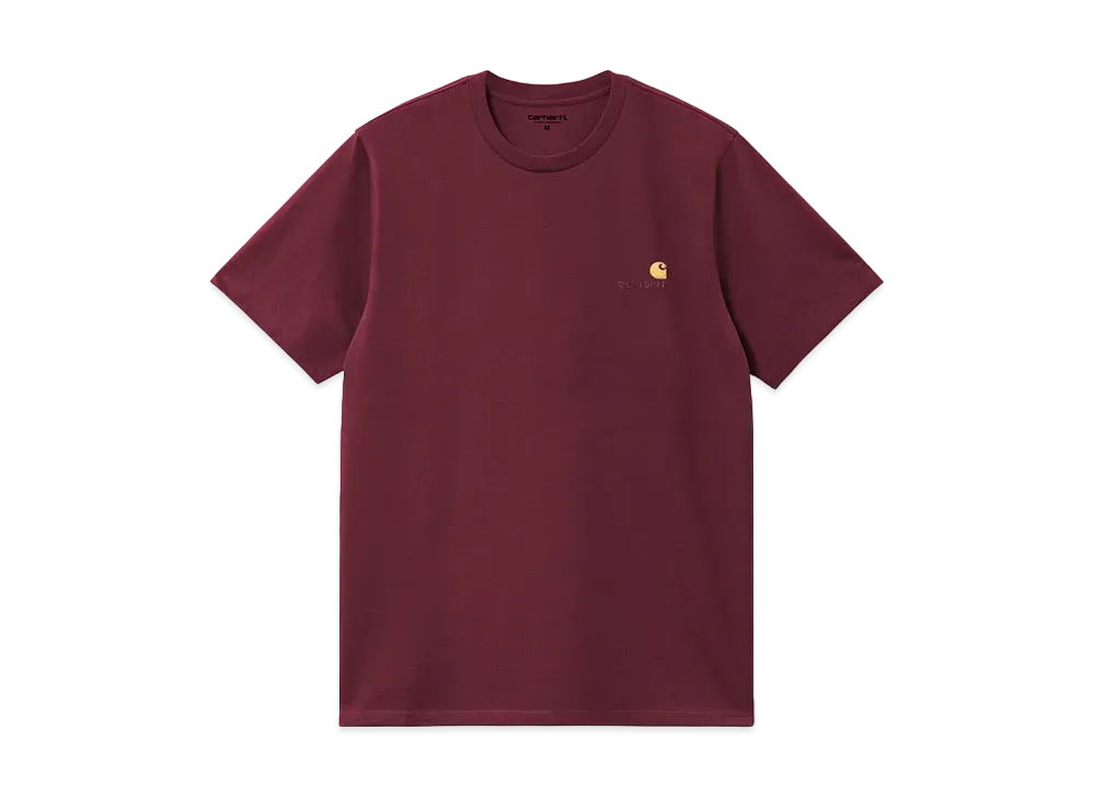 Carhartt WIP S/S American Script T-Shirt "Malbec"
