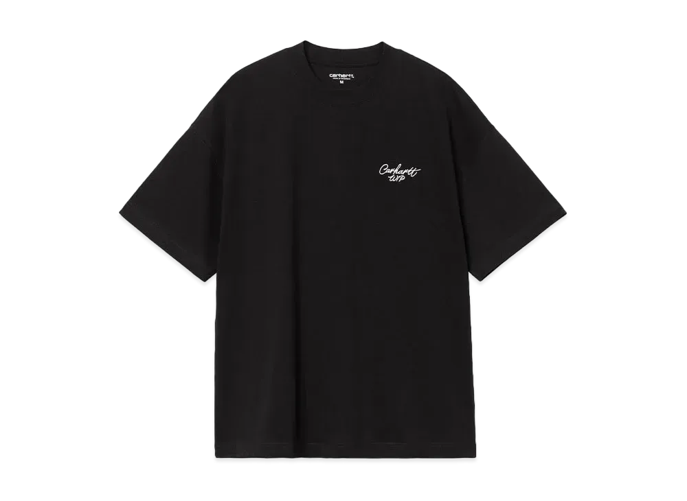 Carhartt WIP S/S Signature Script T-Shirt "Black/Wax"