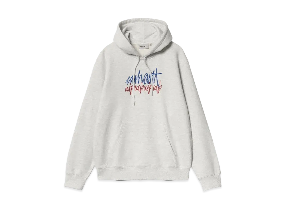 Carhartt WIP Hooded Stereo Sweat "Ash Heather"