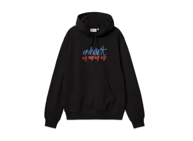 Carhartt WIP Hooded Stereo Sweat "Black"