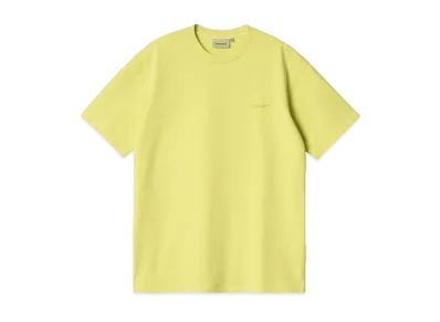 Carhartt WIP S/S Duster Script T-Shirt "Arctic Lime(Garment Dyed)"