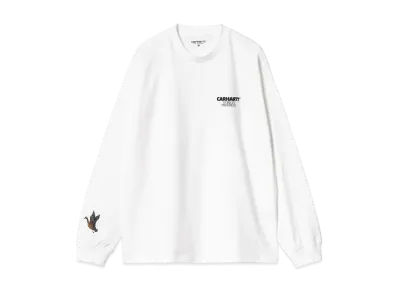 Carhartt WIP L/S Ducks T-Shirt "White"