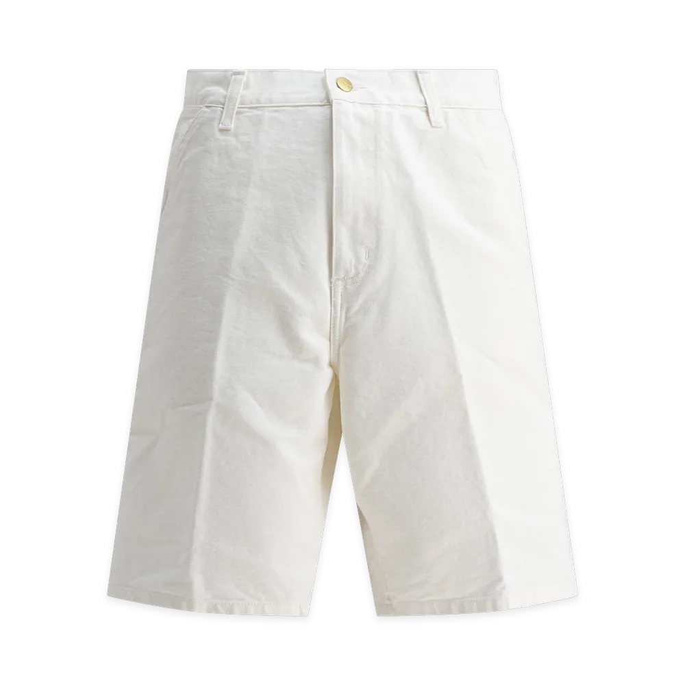 Carhartt WIP Single Knee Shorts "White"