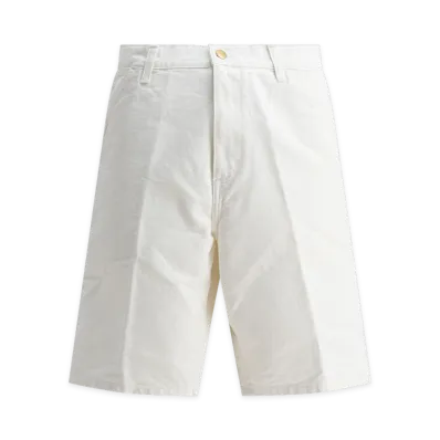 Carhartt WIP Single Knee Shorts "White"