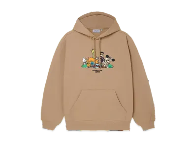 Carhartt WIP Hooded Coffee Sweatshirt "Peanut"