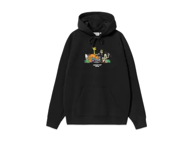 Carhartt WIP Hooded Coffee Sweatshirt "Black"