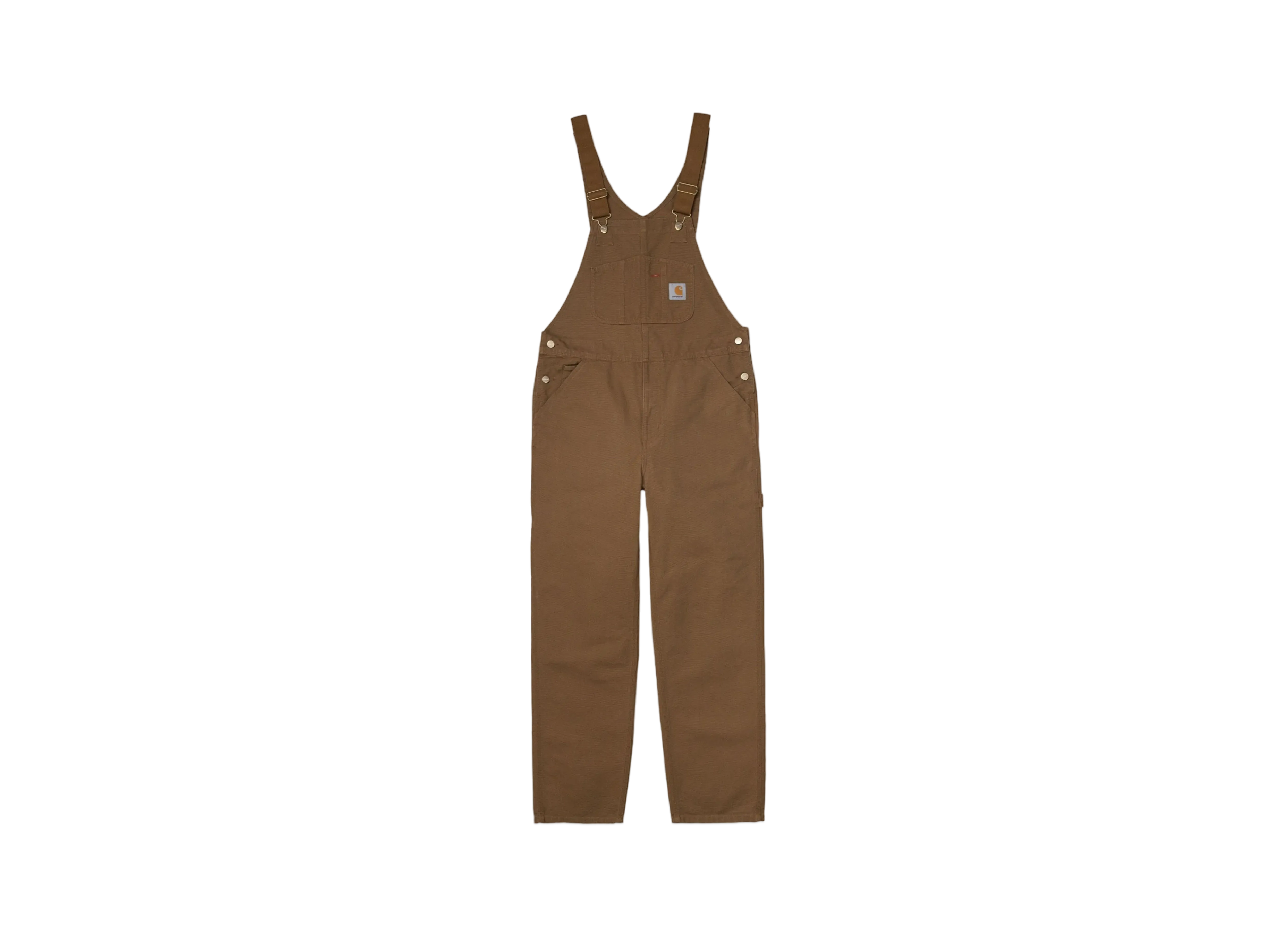Carhartt WIP Bib Overall "Hamilton Brown(Rinsed)"