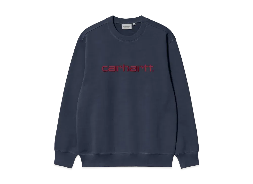 Carhartt WIP Carhartt Sweat "Air Force Blue/Malbec"