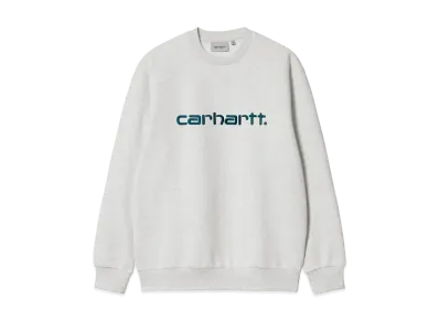 Carhartt WIP Carhartt Sweat "Ash Heather/Duck Blue"