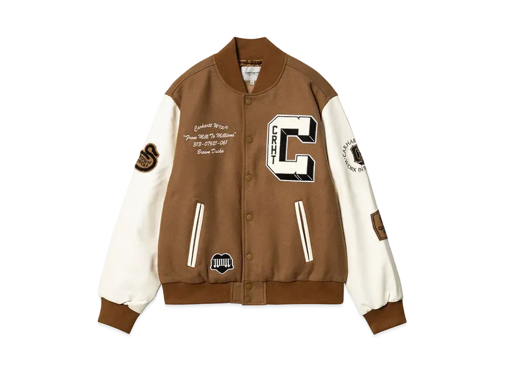 Carhartt WIP Brown Ducks Bomber "Hamilton Brown/Wax"
