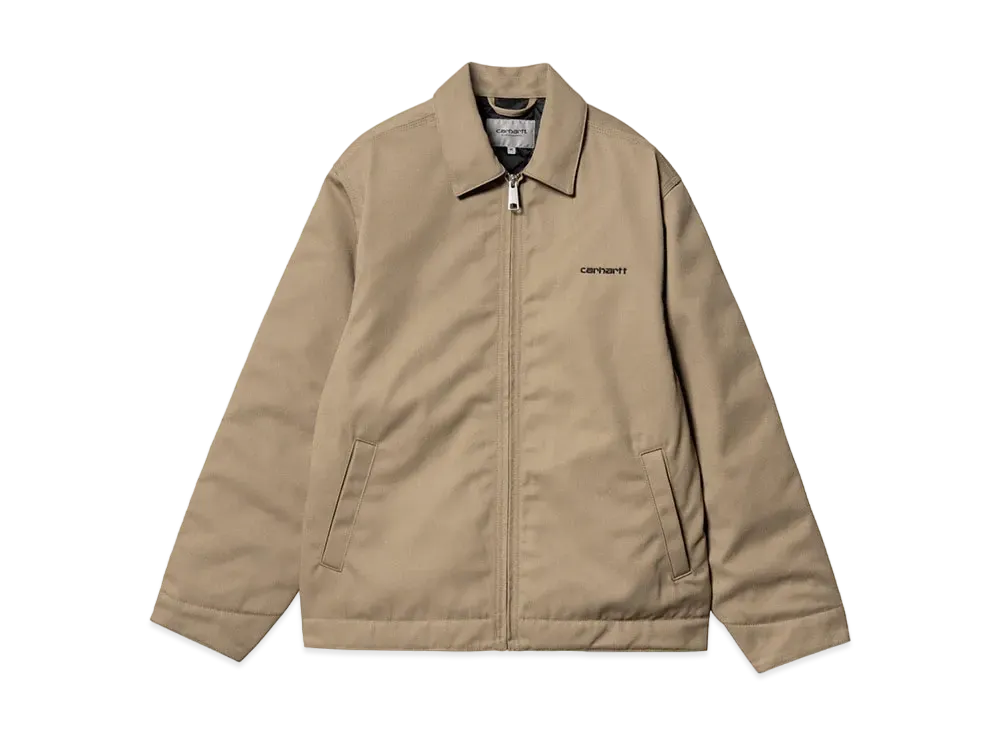 Carhartt WIP Module Script Jacket "Leather/Black(Rigid)"