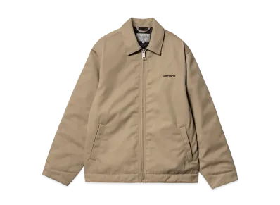 Carhartt WIP Module Script Jacket "Leather/Black(Rigid)"