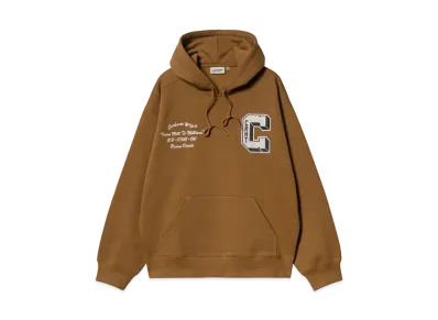 Carhartt WIP Hooded Brown Ducks Sweat "Hamilton Brown"