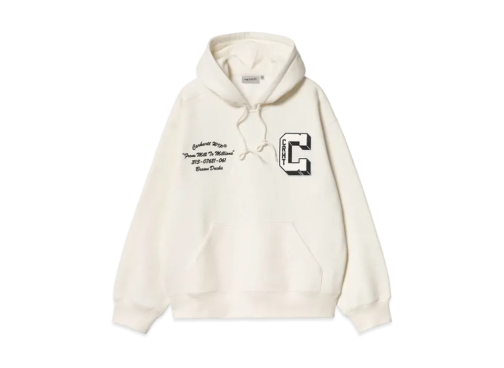 Carhartt WIP Hooded Brown Ducks Sweat "Wax"